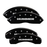 MGP 4 Caliper Covers Engraved Front & Rear Hummer Black finish silver ch thumbnail 3