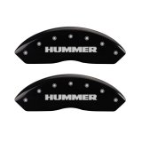 MGP 4 Caliper Covers Engraved Front & Rear Hummer Black finish silver ch thumbnail 4