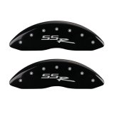 MGP 4 Caliper Covers Engraved Front & Rear SSR Black finish silver ch thumbnail 4