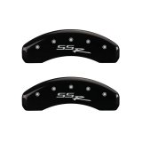 MGP 4 Caliper Covers Engraved Front & Rear SSR Black finish silver ch thumbnail 7