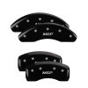 MGP 4 Caliper Covers Engraved Front & Rear MGP Black finish silver ch thumbnail 8