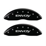 MGP 4 Caliper Covers Engraved Front & Rear Envoy Black finish silver ch thumbnail 1