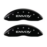MGP 4 Caliper Covers Engraved Front & Rear Envoy Black finish silver ch thumbnail 6