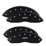 MGP 4 Caliper Covers Engraved Front & Rear Trailblazer style/SS Red finish silver ch thumbnail 3