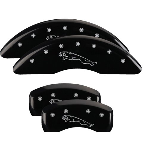 MGP 4 Caliper Covers Engraved Front & Rear MGP Black finish silver ch thumbnail 2