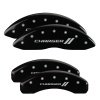 MGP 4 Caliper Covers Engraved Front & Rear With stripes/Charger Black finish silver ch thumbnail 8