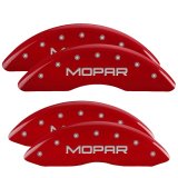 MGP 4 Caliper Covers Engraved Front & Rear MGP Black finish silver ch thumbnail 2