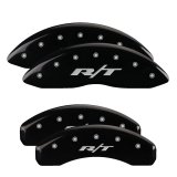 MGP 4 Caliper Covers Engraved Front & Rear RT1-Truck Black finish silver ch thumbnail 4