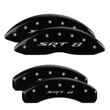 MGP 4 Caliper Covers Engraved Front & Rear SRT8 Black finish silver ch thumbnail 4