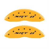 MGP 4 Caliper Covers Engraved Front & Rear SRT8 Yellow finish black ch thumbnail 1