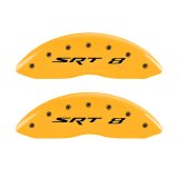 MGP 4 Caliper Covers Engraved Front & Rear SRT8 Yellow finish black ch thumbnail 5
