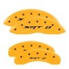 MGP 4 Caliper Covers Engraved Front & Rear SRT8 Yellow finish black ch thumbnail 8