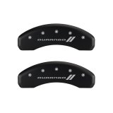 MGP 4 Caliper Covers Engraved Front & Rear With stripes/Durango Red finish silver ch thumbnail 9