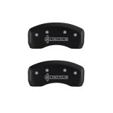 MGP 4 Caliper Covers Engraved Front & Rear Lincoln Red finish silver ch thumbnail 9