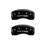 MGP 4 Caliper Covers Engraved Front & Rear i-Vtec Black finish silver ch thumbnail 9