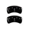 MGP Rear set 2 Caliper Covers Engraved Rear Snake Black finish silver ch thumbnail 7