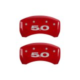MGP Rear set 2 Caliper Covers Engraved Rear 50 Yellow finish black ch thumbnail 8
