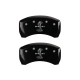 MGP Rear set 2 Caliper Covers Engraved Rear S197/GT Black finish silver ch thumbnail 5
