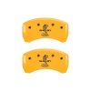 MGP Rear set 2 Caliper Covers Engraved Rear Tiffany Snake Yellow finish black ch thumbnail 7