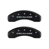 MGP 4 Caliper Covers Engraved Front & Rear Escalade Red finish silver ch thumbnail 7