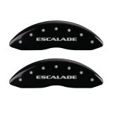MGP 4 Caliper Covers Engraved Front & Rear Escalade Black finish silver ch thumbnail 2