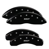 MGP 4 Caliper Covers Engraved Front & Rear MGP Black finish silver ch thumbnail 7