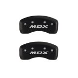 MGP 4 Caliper Covers Engraved Front Acura Engraved Rear MDX Red finish silver ch thumbnail 9