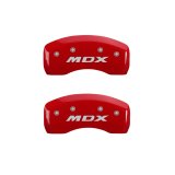 MGP 4 Caliper Covers Engraved Front Acura Engraved Rear MDX Yellow finish black ch thumbnail 9