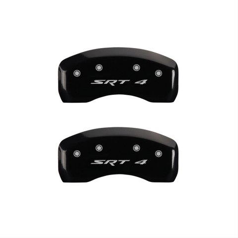 MGP 4 Caliper Covers Engraved Front & Rear SRT4 Black finish silver ch thumbnail 2