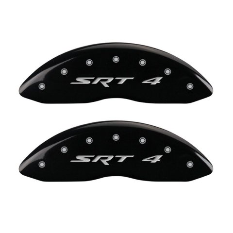 MGP 4 Caliper Covers Engraved Front & Rear SRT4 Black finish silver ch thumbnail 5