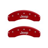 MGP 4 Caliper Covers Engraved Front & Rear JEEP Yellow finish black ch thumbnail 9