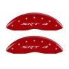 MGP Front set 2 Caliper Covers Engraved Front SRT4 Red finish silver ch thumbnail 7