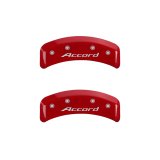 MGP 4 Caliper Covers Engraved Front Accord Engraved Rear Accord Yellow finish black ch thumbnail 9