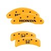 MGP 4 Caliper Covers Engraved Front Honda Engraved Rear H Logo Yellow finish black ch thumbnail 8