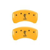 MGP Front set 2 Caliper Covers Engraved Front Oval logo/Ford Black finish silver ch thumbnail 8