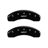 MGP 4 Caliper Covers Engraved Front & Rear MGP Black finish silver ch thumbnail 5