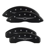 MGP Front set 2 Caliper Covers Engraved Front MGP Black finish silver ch thumbnail 4