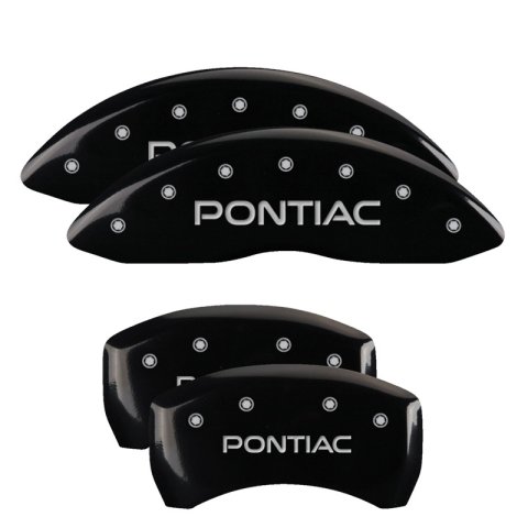 MGP 4 Caliper Covers Engraved Front & Rear MGP Black finish silver ch thumbnail 2