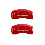 MGP 4 Caliper Covers Engraved Front & Rear MOPAR Yellow finish black ch thumbnail 8