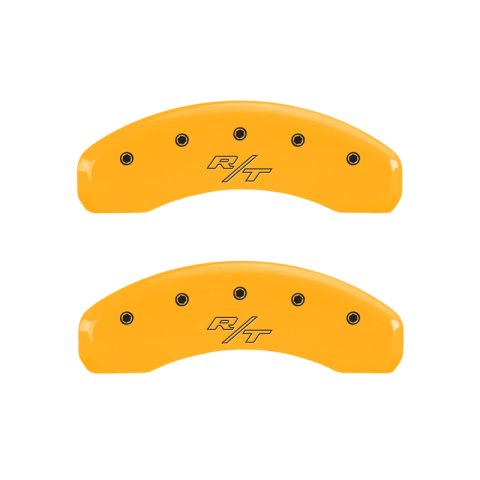 MGP 4 Caliper Covers Engraved Front & Rear With stripes/Dodge Black finish silver ch thumbnail 9