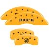 MGP 4 Caliper Covers Engraved Front Buick Engraved Rear Buick Shield Yellow finish black ch thumbnail 8