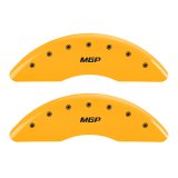 MGP 4 Caliper Covers Engraved Front & Rear MGP Yellow finish black ch thumbnail 4