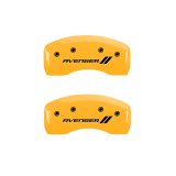 MGP 4 Caliper Covers Engraved Front & Rear With out stripes/Avenger Black finish silver ch thumbnail 9