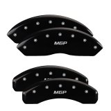 MGP 4 Caliper Covers Engraved Front & Rear MGP Black finish silver ch thumbnail 7