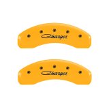 MGP 4 Caliper Covers Engraved Front & Rear With stripes/Challenger Black finish silver ch thumbnail 9