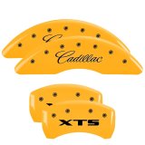 MGP 4 Caliper Covers Engraved Front & Rear GMC Yellow finish black ch thumbnail 7