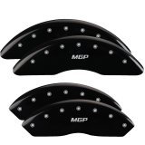 MGP 4 Caliper Covers Engraved Front & Rear MGP Black finish silver ch thumbnail 6