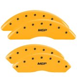 MGP 4 Caliper Covers Engraved Front & Rear MGP Yellow finish black ch thumbnail 3