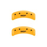 MGP Front set 2 Caliper Covers Engraved Front MGP Black finish silver ch thumbnail 9