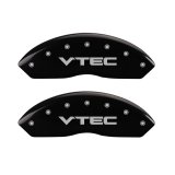 MGP 4 Caliper Covers Engraved Front & Rear Vtech Black finish silver ch thumbnail 5